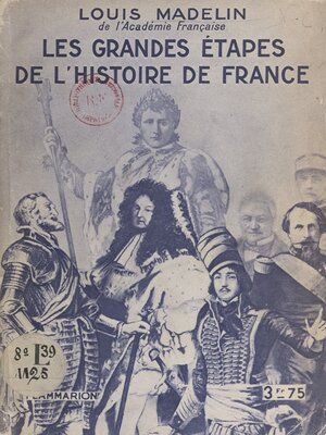 cover image of Les grandes étapes de l'histoire de France